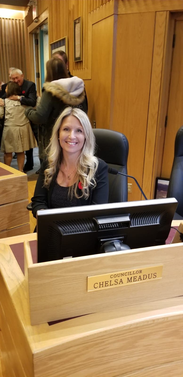 Chelsa Meadus at Maple Ridge Council