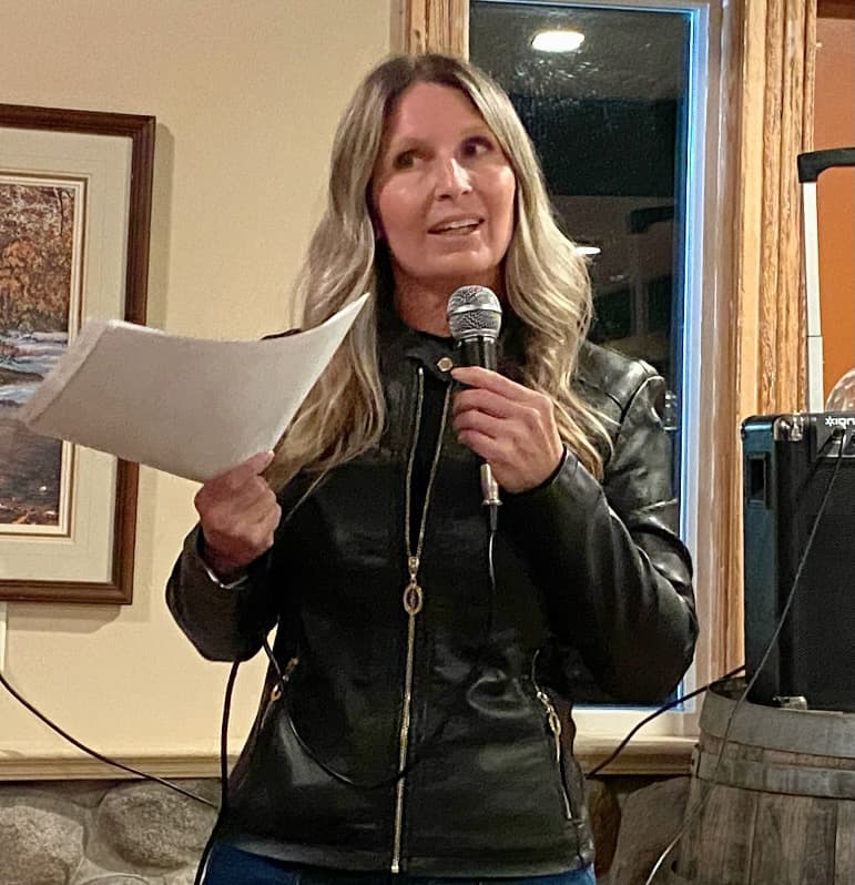 Chelsa Meadus speaking up for taxpayers